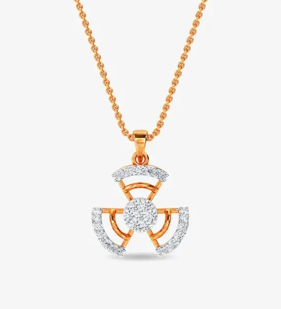 Diamond Ed Pendant Yellow Gold / 14KT