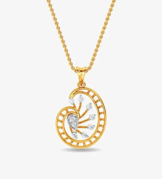 Lohan Pendant From Kisna Yellow Gold
