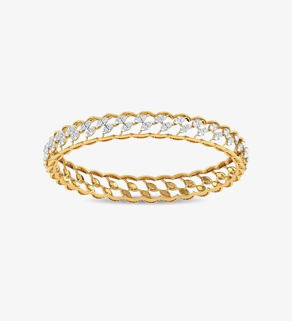 Vighnaharta Gold And Rhodium Plated Alloy