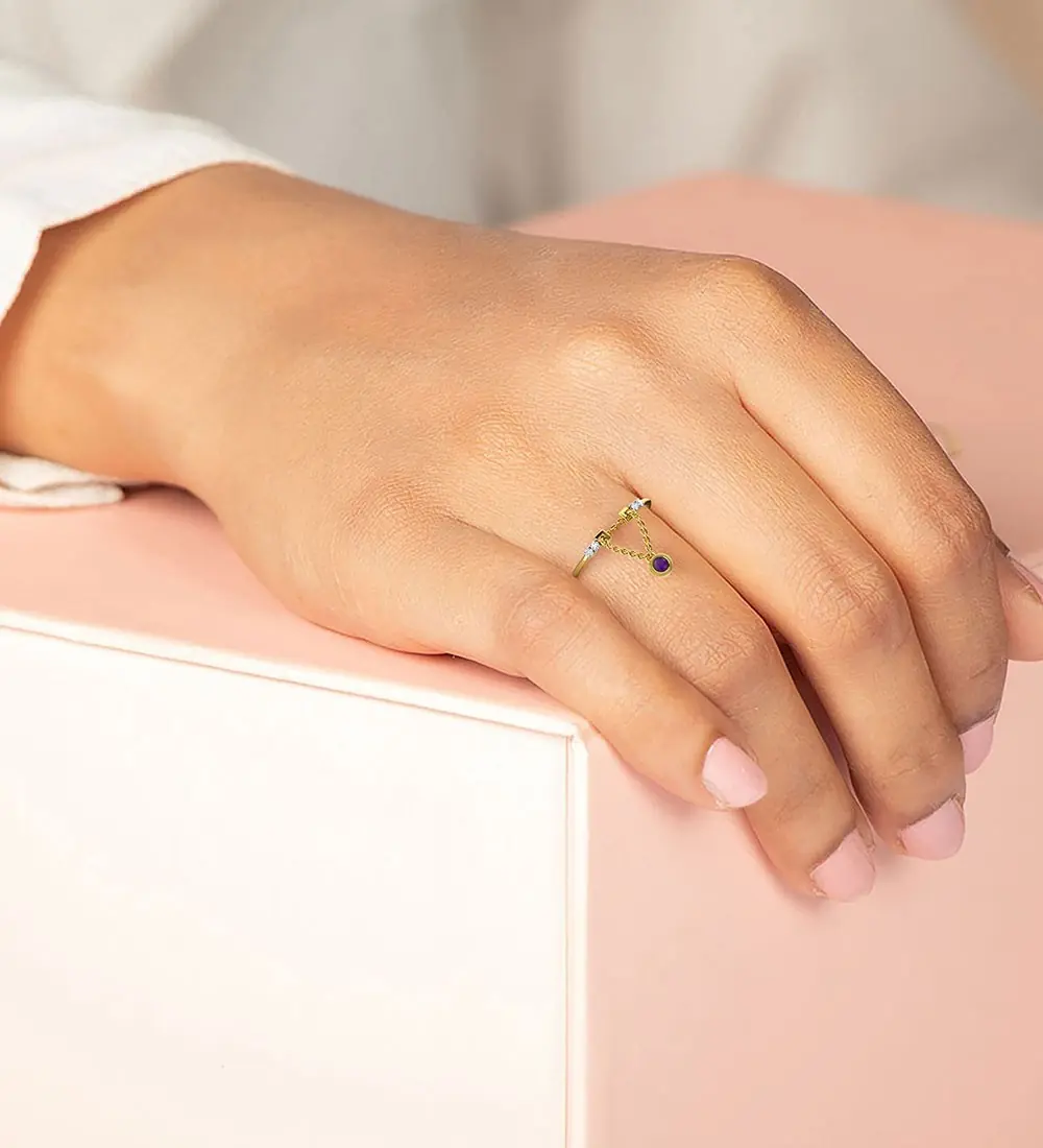 Latest Beyza Colour Stone Traditional Ring