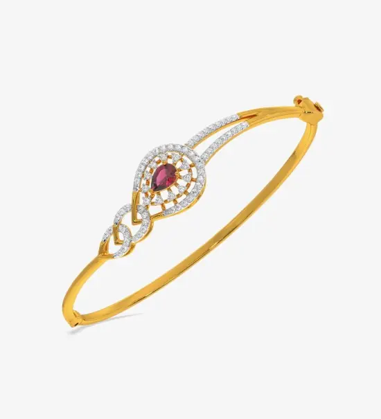 Malabar Gold And Diamonds Yellow Gold Bangle
