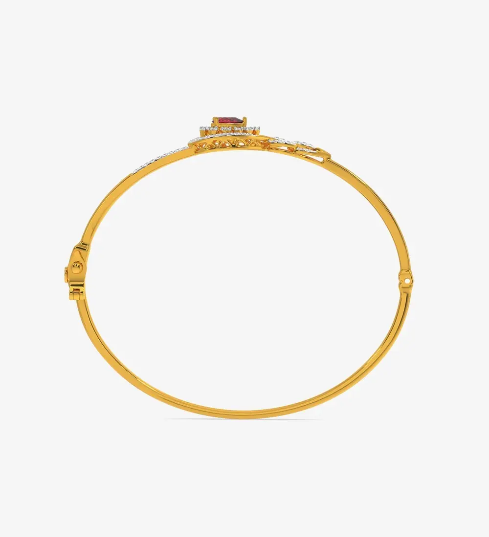 Malabar Gold And Diamonds Yellow Gold Bangle