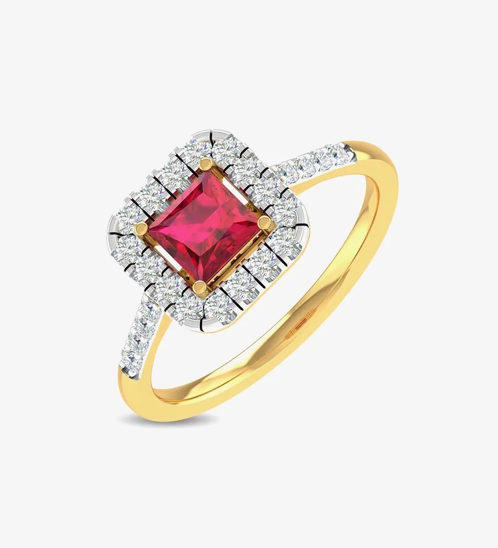 Featured New Bahaar Yellow Gold Ring