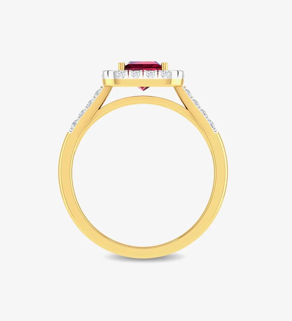 Featured New Bahaar Yellow Gold Ring