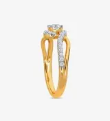 Real Diamond Jewellery Gold Diamond Ring
