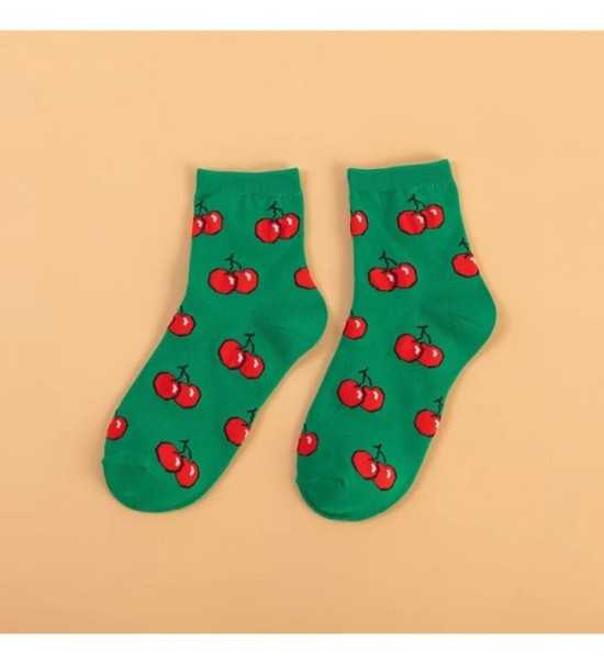 Women Socks Kawaii Funny Fruit Banana Lemon Strawberry Harajuku Colorf