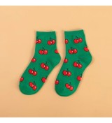 Women Socks Kawaii Funny Fruit Banana Lemon Strawberry Harajuku Colorf