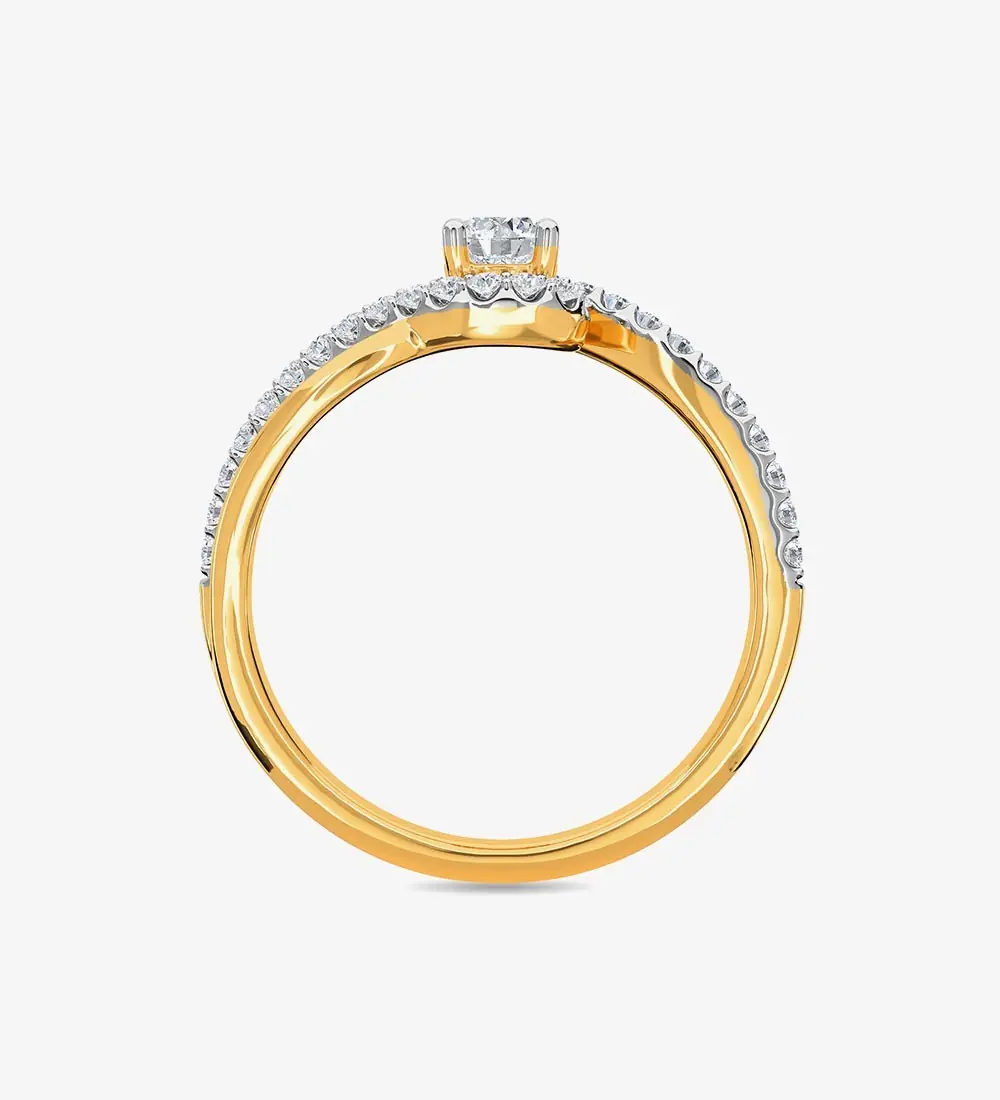 Real Diamond Jewellery Gold Diamond Ring