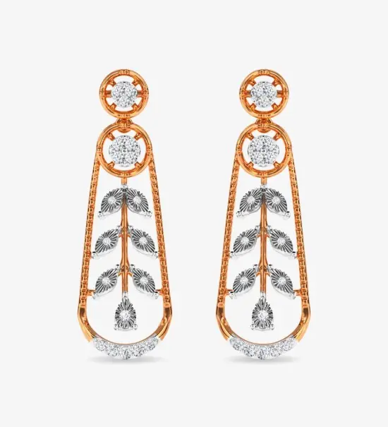 Traci Diamond Necklace Set Rose Gold