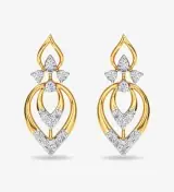 Diamond Stud Eulla Earring Rose Gold