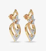 Diamond Stud Eulla Earring Rose Gold