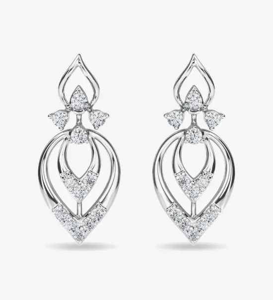 Diamond Stud Eulla Earring Rose Gold